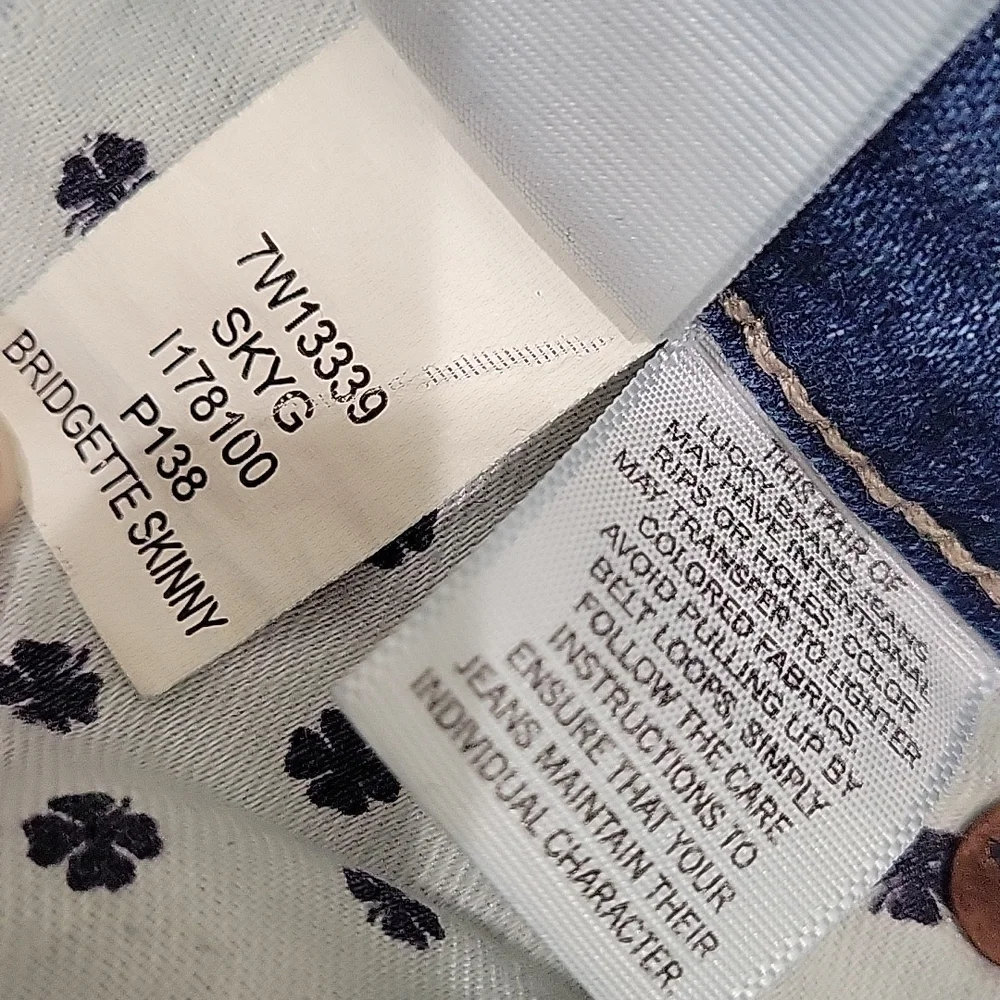 Lucky Brand Bridgette Skinny Jeans Size 2/26 - Picture 5 of 6